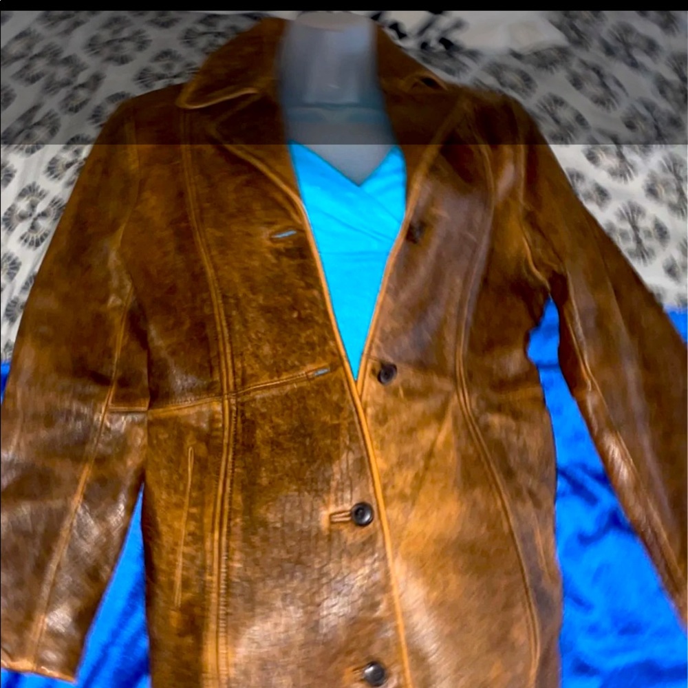 R&D 100% Genuine Leather Vintage Jacket Small